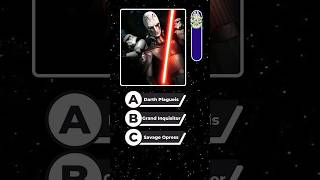 Trivia Star Wars JEDI o Lord SITH Trasciende la Fuerza con este IMPOSIBLE quiz [upl. by Frasier]