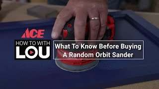 What To Know Before Buying A Random Orbit Sander  Ace Hardware [upl. by Jenks252]