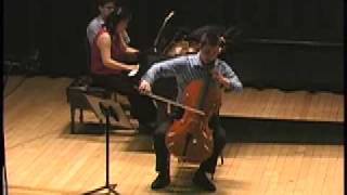 César Franck Sonata in A Major M1  Jonah Ellsworth cello HengJin Park piano [upl. by Kuebbing428]