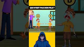 Qui n’est pas son fils  quiz heroquiz minecraft enigmes shorts tiktok humour [upl. by Bryn]