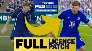 PES 2021 Season Update How to Install Real Team Names Kits Logos Leagues amp More PS4 [upl. by Atinet769]