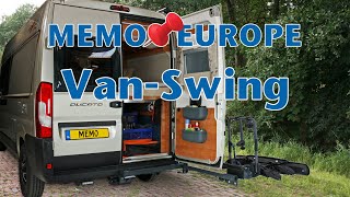 VanSwing Schwenkmodul für Fahrradträger am Kastenwagen  Memo Europe [upl. by Atorod]