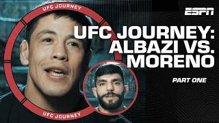 UFC Journey Brandon Moreno vs Amir Albazi PART 1  ESPN MMA [upl. by Boatwright]