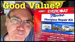 Fiberglass Repair Kit  is it worth it A look at the Evercoat Marine Kit [upl. by Quirita]