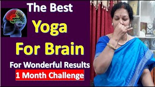 quotThe Best Yoga For Brain  In Hindiquot  For Wonderful Results [upl. by Etiam]