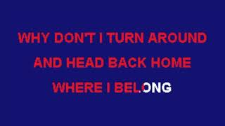 Ronan Keating  She Believes in Me karaoke [upl. by Dnarb]