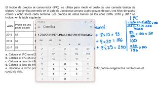 Ejemplo de cálculo del IPC y la inflación  Khan Academy en Español [upl. by Chute]