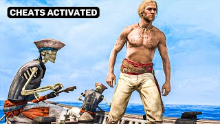 What Happens If You Activate All Cheat Codes In Assassins Creed 4 Black Flag [upl. by Lynnell428]