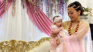 Lilybelles Weaning Ceremony  Baje Boju having a blast  Nepali Vlog [upl. by Carolyne]