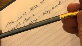 MitsuBishi 9850 vs Palomino Blackwing 602  Worlds Best Pencils [upl. by Asilef]