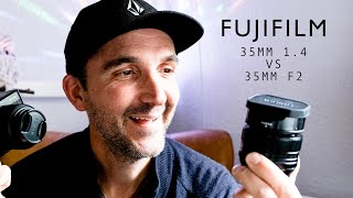 FUJIFILM 35mm f14 Vs FUJIFILM 35mm f2  which is the best all round lens Includes example photos [upl. by Reiner450]