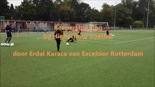 Keeperstraining Highschool Voetbal 29 september [upl. by Anastasio]