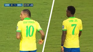 Vinicius amp Raphinha vs Venezuela 14112024  World Cup Qualifiers 2026 [upl. by Aimerej711]