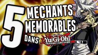 5 Méchants MÉMORABLES dans YuGiOh Animé Original [upl. by Aihtnic]