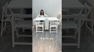 Foldable dining table for home use [upl. by Ahsaten]