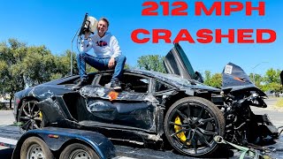 CRASHED Lamborghini at 212 MPH  Time to Rebuild It VIDEO 108 [upl. by Handbook271]