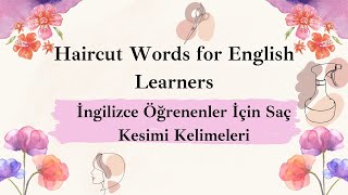 Hairdresser Vocabulary  Haircut Words for English Learners Easy and Useful  At the Hair Salon [upl. by Enomyar]