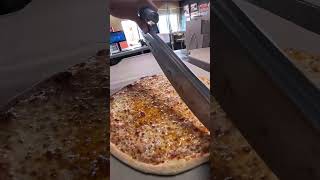 Dominos ASMR Large Pizza Slicing [upl. by Ecilayram]