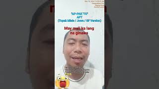 Appak To APT PARODY ROSÉ BrunoMars Parody lyrics by Edu Raprapero Ilocano [upl. by Esilrahc]