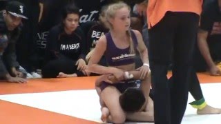 Izabella Frezzo Defeats boy at Grappling Industries BJJ Tournament in Manhattan NY [upl. by Reld]