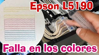 😁No imprime bien Epson L5190 aire en los dampers [upl. by Eojyllib]