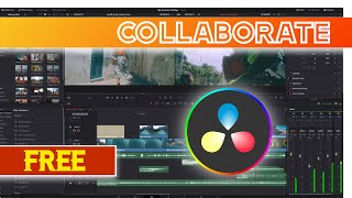 Collaborate for Free in Davinci Resolve 161718 NOT CLOUD [upl. by Egarton]