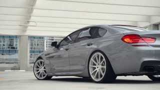 2013 BMW 650 Gran Coupe on 21quot Velos Solo X Forged Wheels [upl. by Orecic]