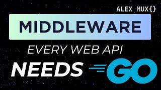 How Golang Middleware Works  Some Middleware Youre Gonna Want in Your API [upl. by Asilehs]