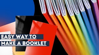 How to make a Booklet Easy for School Students DIY Craft Creative Handwork For Projects [upl. by Lotsirhc]