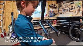 RockShox 50 Hour Lower Service with Dust Wiper by Zeke [upl. by Eire]