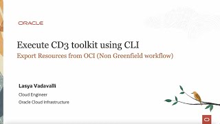 Part 7  Execute the CD3 Automation toolkit using CLI to export resources from OCI [upl. by Enitsugua282]