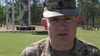 Army Guard CSM Gives Shoutout to Best Ranger Competitors [upl. by Edbert776]