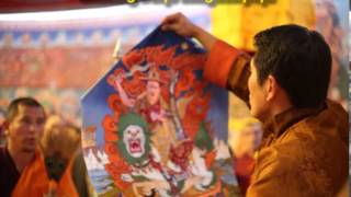 His Holiness Trijang Choktrul Rinpoche chanting Dorje Shugden puja [upl. by Nnil]