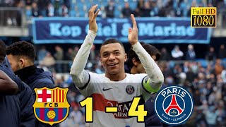 Barcelona vs PSG 1  4 II Highlights amp Goals II Champions League 2024 [upl. by Demahom384]