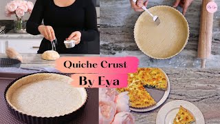 How to make a Quiche Crust quiche crust recipe [upl. by Halland]