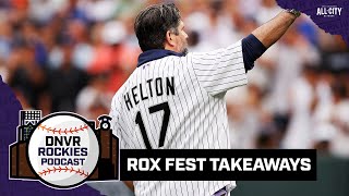 Takeaways from Rockies Fest plus comments from Nolan Jones Todd Helton  DNVR Rockies Podcast [upl. by Zondra480]