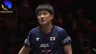 Wang Chuqin versus Tomokazu Harimoto  mens single final of WTT Fukuoka 2024 [upl. by Titus]