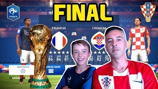 FRANCIA VS CROACIA  FINAL WORLD CUP 2018 [upl. by Adelina651]