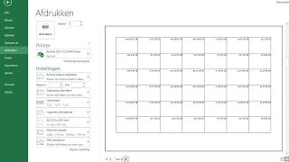 2 Excel Eenvoudige Kalender Met Herhalende Weken Per Maand  Maand Per Blad [upl. by Ihcelek455]