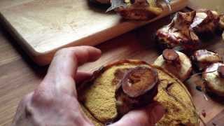 Cleaning leather veiled boletes [upl. by Frechette]