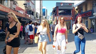 İzmir Alsancak District Summer Walking Tour 4K [upl. by Ayanej]