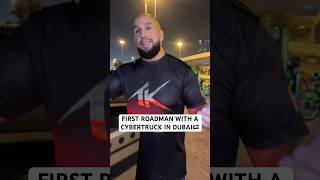 FIRST ROADMAN WITH A CYBERTRUCK IN DUBAI a12funny gangmembergideon cybertruck dubai comedy uk [upl. by Enelhtak]