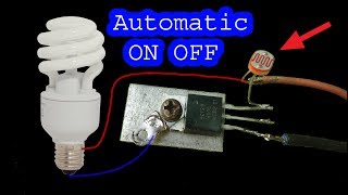 How to make Auto ON OFF 230V CFL light diy dark sensor [upl. by Marlena481]