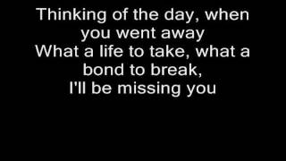 Ill Be Missing You REMiX LYRICS [upl. by Osithe62]