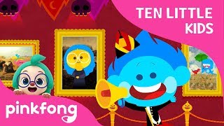 Ten Little Kids in the Art Museum  Ten Little Kids Songs  Pinkfong Songs for Children [upl. by Hedwiga224]