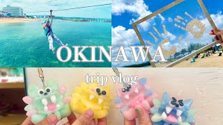 【沖縄旅行vlog】沖縄2泊3日の旅行沖縄ブイログ🌟海上ジップライン・シーサー作り沖縄旅行✈️ [upl. by Khoury103]