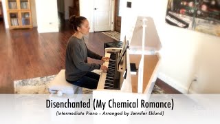 Disenchanted My Chemical Romance Piano Cover with Sheet Music Intermediate Full Version [upl. by Almeta]