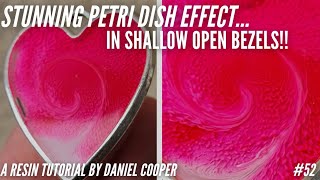 52 Resin Petri Effect in Open Bezel Settings A Tutorial by Daniel Cooper [upl. by Millisent]