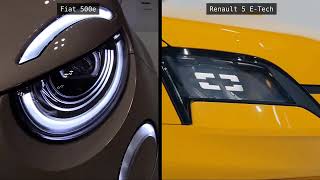 Fiat 500e vs Renault 5 ETech [upl. by Pfosi]