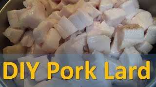 Rendering Pork Fat and Making Crackling [upl. by Ynove20]